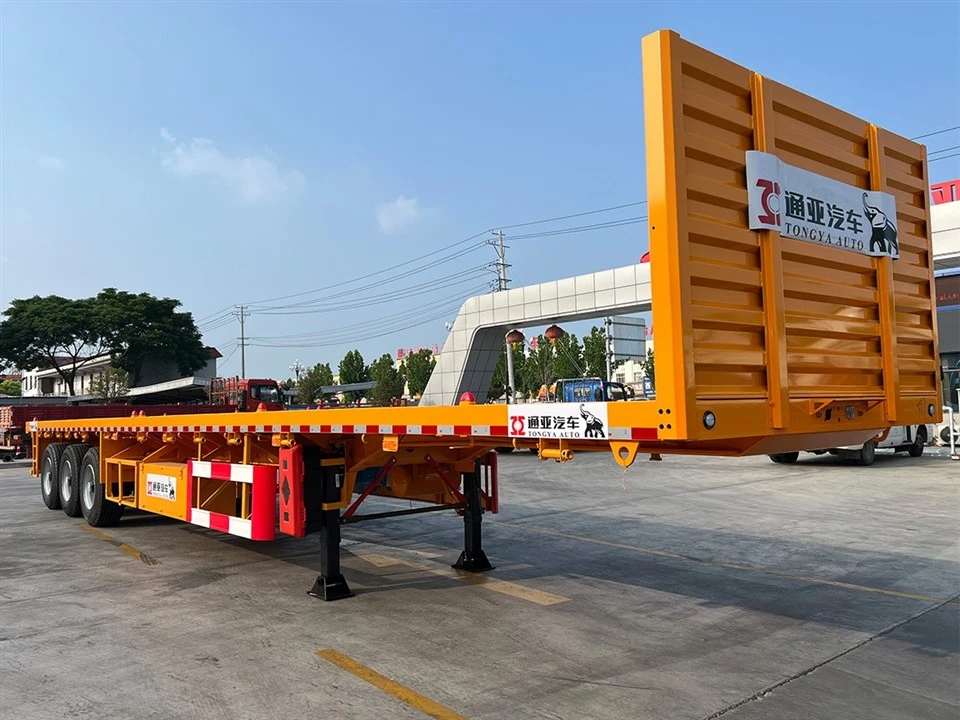 3 AXLE FUWA FLATBED SEMI PRIEACE z lestvico
