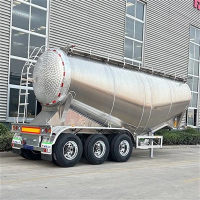 Prikolica za cisterno za prevoz cementa iz aluminija